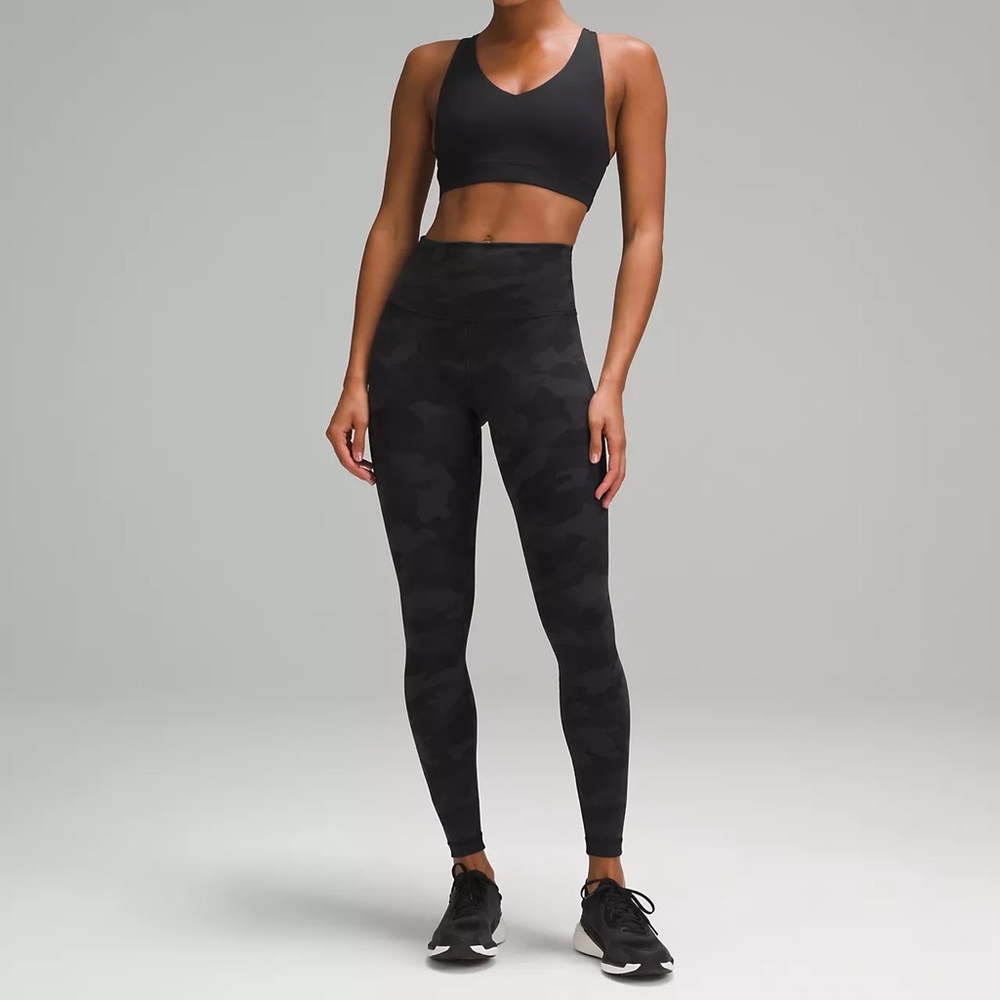 Lululemon Black Camouflage Women's Leggings